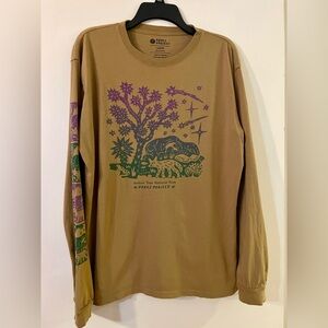 Parks Project NWOT Joshua Tree National Park Long Sleeve Woodcut T-shirt Men L